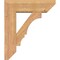 Ekena Millwork Balboa Slat Smooth Bracket w/ Offset Brace, Western Red Cedar, 7 1/2"W x 24"D x 28"H BKT0806X24X28BOA06SWR - alternate 2